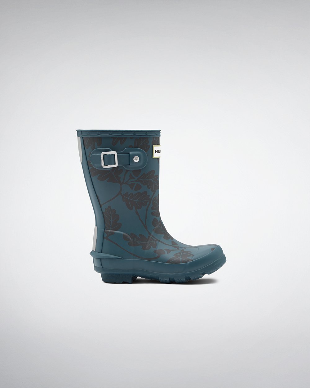 Kids Hunter Original Big National Trust Print - Rain Boots Blue - 4835-XQCKW